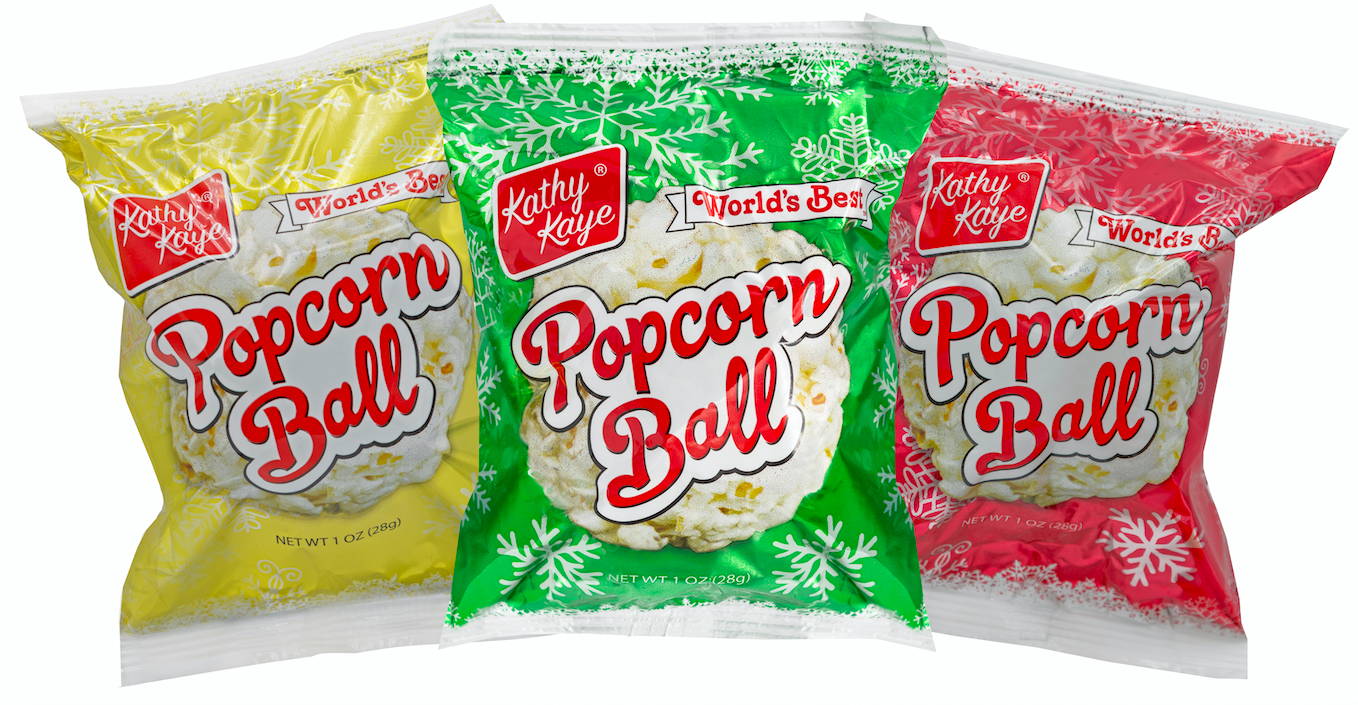 Christmas Popcorn Balls Kathy Kaye Foods
